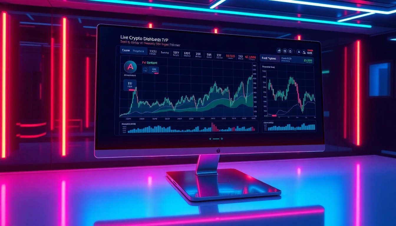 AICoin platform's real-time crypto chart with security features and multi-device display, highlighting market data and alerts for traders.